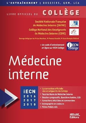 médecine interne (iECN 2016, 2017, 2018)