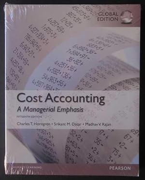 Seller image for Cost Accounting: A Managerial Emphasis Global Edition for sale by Goulds Book Arcade, Sydney
