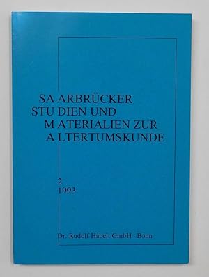 Bild des Verkufers fr Saarbrcker Studien und Materialien zur Altertumskunde : 2. (SASTUMA : 2). zum Verkauf von Antiquariat Martin Barbian & Grund GbR