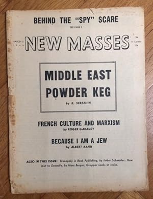 New Masses. Vol. LVIII, No. 10 / March 5, 1946. Editor: Joseph North. Contributing editors: Louis...