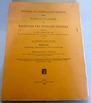 Bild des Verkufers fr Zur Kenntnis des Krpers der Hottentotten und Buschmnner. Mit 16 Abbildungen und 5 Kurvendarstellungen im Text und 18 Heliogravre-Tafeln. (= Denkschriften der Medizinisch-Naturwissenschaftlichen Gesellschaft zu Jena, Band 17: Zoologische und Anthropologische Ergebnisse einer Forschungsreise im westlichen und zentralen Sdafrika, ausgefhrt in den Jahren 1903-1905. Fnfter Band - Systematik, Tiergeographie und Anthropologie. Dritte Lieferung.) zum Verkauf von Krull GmbH