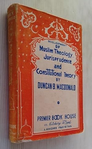 Bild des Verkufers fr Development of Muslim Theology, Jurisprudence and Constitutional Theory zum Verkauf von Your Book Soon