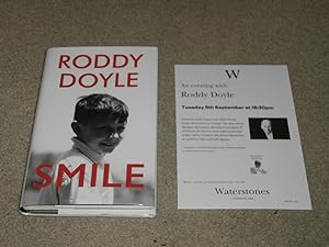 Seller image for SMILE: SIGNED UK FIRST EDITION HARDCOVER & EVENT FLYER for sale by Books for Collectors