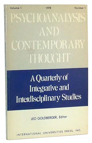 Bild des Verkufers fr Psychoanalysis and Contemporary Thought: A Quarterly of Integrative and Interdisciplinary Studies, Volume 1, Number 1 (1978) zum Verkauf von Cat's Cradle Books