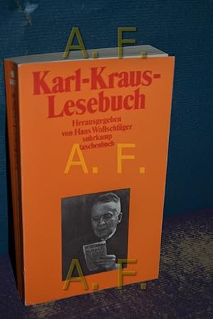 Bild des Verkufers fr Karl-Kraus-Lesebuch. hrsg. von Hans Wollschlger / Suhrkamp-Taschenbuch , 1435 zum Verkauf von Antiquarische Fundgrube e.U.