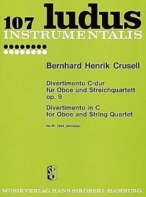 Bild des Verkufers fr Divertimento C-Dur op.9 frOboe und Streichquartett : Stimmen zum Verkauf von AHA-BUCH GmbH