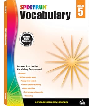 Seller image for Spectrum Vocabulary, Grade 5 (Paperback or Softback) for sale by BargainBookStores