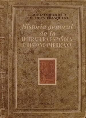 Imagen del vendedor de Historia de la literatura espaola e hispanoamericana. a la venta por Girol Books Inc.