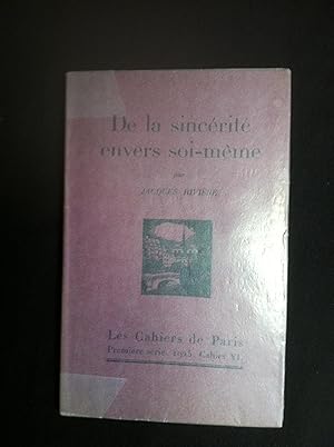 De la sincérité envers soi-même