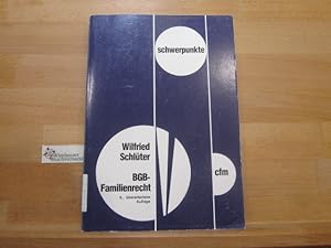 Bild des Verkufers fr BGB, Familienrecht. von / Schwerpunkte ; Bd. 5 zum Verkauf von Antiquariat im Kaiserviertel | Wimbauer Buchversand