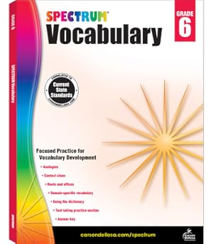 Seller image for Spectrum Vocabulary, Grade 6 (Paperback or Softback) for sale by BargainBookStores