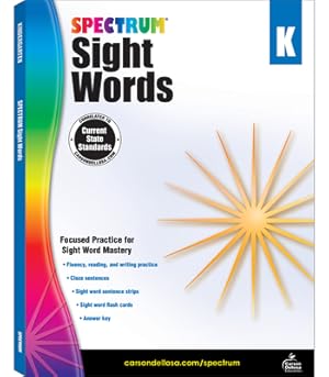 Seller image for Spectrum Sight Words, Grade K (Paperback or Softback) for sale by BargainBookStores