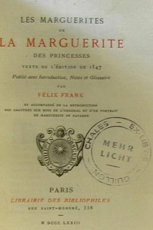 Seller image for Les marguerites de la marguerite des princesses - tome premier et troisime (non coup numrot) for sale by crealivres