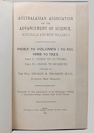 AUSTRALASIAN ASSOCIATION FOR THE ADVANCEMENT OF SCIENCE