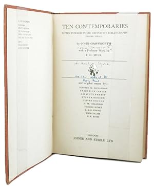 TEN CONTEMPORARIES: Notes toward their definitive bibliography (Second Series)