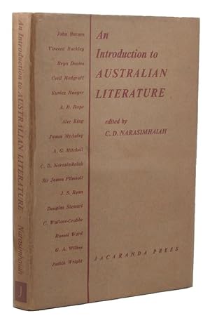 Seller image for AN INTRODUCTION TO AUSTRALIAN LITERATURE for sale by Kay Craddock - Antiquarian Bookseller