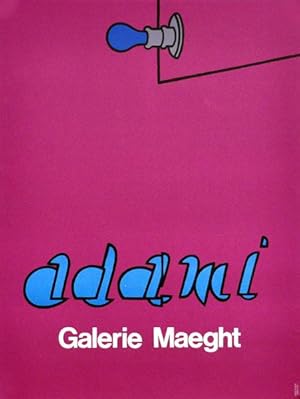 Seller image for Adami. Galerie Maeght 1970. [Plakat, Lithografie / poster, lithograph]. for sale by Antiquariat Lenzen