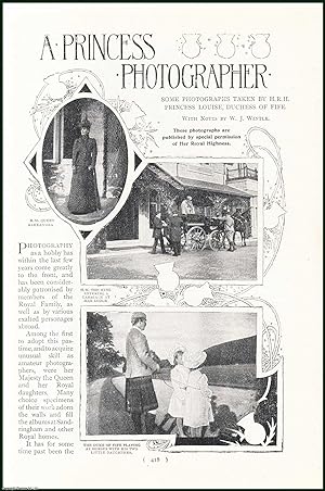 Seller image for A Princess Photographer : Some Photographs Taken by H.R.H. Princess Louise, Duchess of Fife. An uncommon original article from the Harmsworth London Magazine, 1901. for sale by Cosmo Books