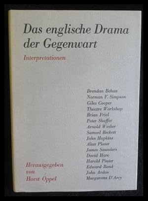 Imagen del vendedor de Das englische Drama der Gegenwart Interpretationen a la venta por ANTIQUARIAT Franke BRUDDENBOOKS