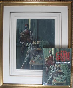 British Game Shooting Roughshooting and Wildfowling - Signed first edition plus original watercol...