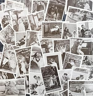 Collection of 50 Vintage Monochrome 'Courting' Postcards