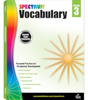 Seller image for Spectrum Vocabulary, Grade 3 (Paperback or Softback) for sale by BargainBookStores