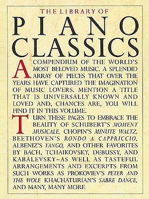 Immagine del venditore per Library of Piano Classics: Piano Solo (Paperback or Softback) venduto da BargainBookStores