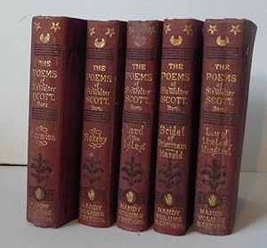 Poetical Works of Sir Walter Scott [Five Mini Volumes]