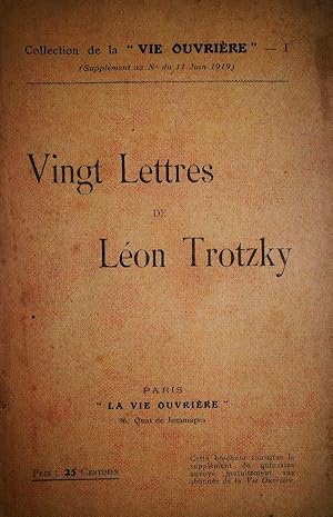 Vingt Lettres de Léon Trotzky