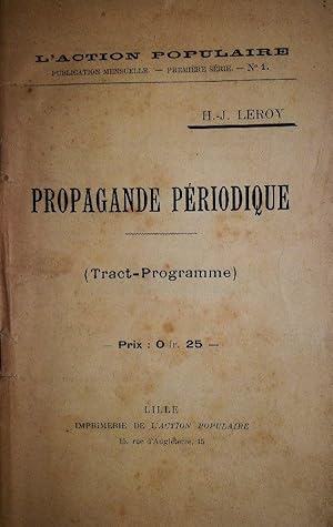 Propagande périodique (Tract-Programme)