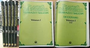 PLANTAS DE INTERIORES. TERRAZA Y BALCON. I Y II. - DICIIONARIO 1, 2 Y 3. - 5 VOLUMENES.