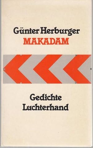 Imagen del vendedor de Makadam. Gedichte a la venta por Graphem. Kunst- und Buchantiquariat