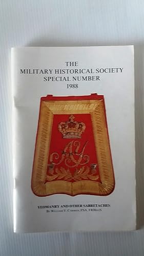 Seller image for Yeomanry and Other Sabretaches ( The Military Historical Society Special Number 1988 ) for sale by Your Book Soon