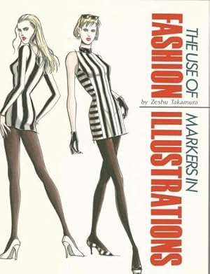 Image du vendeur pour The Use of Markers in Fashion Illustrations (Japanese and English Edition) mis en vente par Lavendier Books