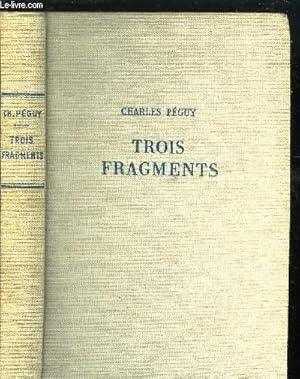 Image du vendeur pour TROIS FRAGMENTS - NOTRE JEUNESSE - VICTOR MARIE, COMTE HUGO - LE MYSTERE DES SAINTS INNOCENTS mis en vente par Le-Livre