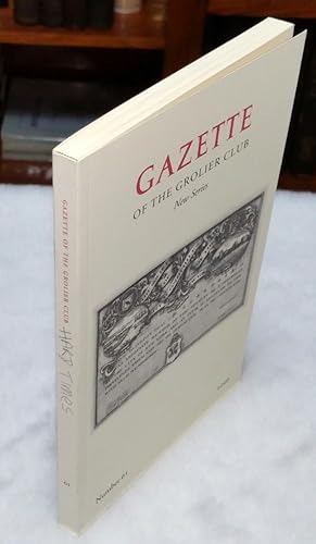 Gazette of the Grolier Club, New Series, Number 61, 2010