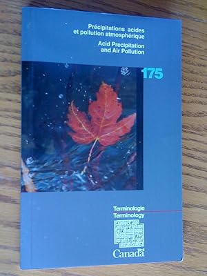 Vocabulaire des précipitations acides et de la pollution atmosphérique - Vocabulary of Acid preci...