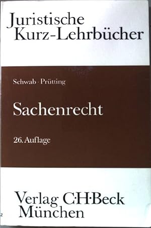 Image du vendeur pour Sachenrecht : ein Studienbuch. Juristische Kurz-Lehrbcher; mis en vente par books4less (Versandantiquariat Petra Gros GmbH & Co. KG)