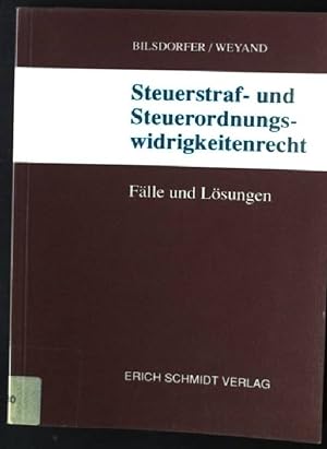 Immagine del venditore per Steuerstraf- und Steuerordnungswidrigkeitenrecht : Flle und Lsungen. venduto da books4less (Versandantiquariat Petra Gros GmbH & Co. KG)