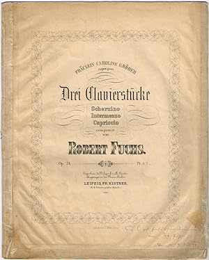 Immagine del venditore per Drei Clavierstcke op. 24. venduto da Wiener Antiquariat Ingo Nebehay GmbH