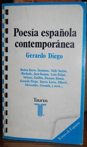 Immagine del venditore per POESIA ESPAOLA CONTEMPORANEA (1901-1934). Nueva edicin completa venduto da Fbula Libros (Librera Jimnez-Bravo)