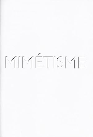 Seller image for Mimtisme (short guide) for sale by The land of Nod - art & books