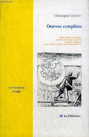 Bild des Verkufers fr OEUVRES COMPLETES - COLLECTION LES VOIES DU SUD zum Verkauf von Le-Livre