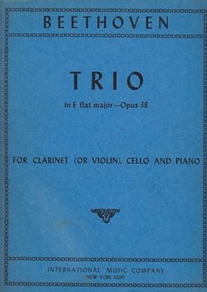 Trio in E flat major, Op.38 for Clarinet in B flat (or Violin), Cello & Piano - Set of Parts
