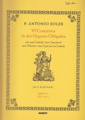 VI Conciertos de Dos Organos Obligados, Volume II Nos.4 to 6 - for 2 organs, 2 harpsichords, 2 cl...