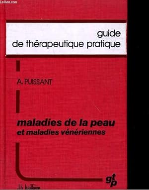 Bild des Verkufers fr MALADIES DE LA PEAU ET MALADIES VENERIENNES. GUIDE DE THERAPEUTIQUE PRATIQUE zum Verkauf von Le-Livre