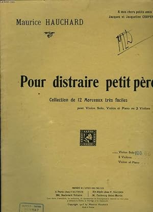 Bild des Verkufers fr POUR DISTRAIRE PETIT FRERE zum Verkauf von Le-Livre