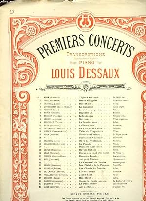 Bild des Verkufers fr PREMIERS CONCERTS N 17 DERNIERE ROSE D'ETE zum Verkauf von Le-Livre