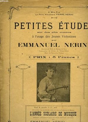 Seller image for PETITES ETUDES SUR DES AIRS CONNUS A L'USAGE DES JEUNES VIOLONISTES for sale by Le-Livre