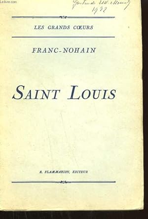 Bild des Verkufers fr SAINT LOUIS. zum Verkauf von Le-Livre